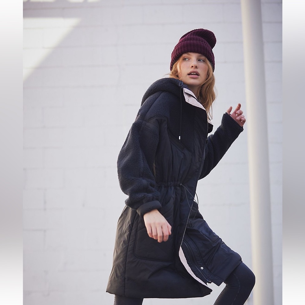 Free People That’s a wrap reversible fleece jacket with Primaloft, SOLD OUT